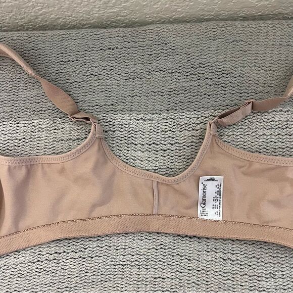 Glamorise WonderWire Front-Closure Bra Lot of 3 Tan Size 38DD - Picture 8 of 15